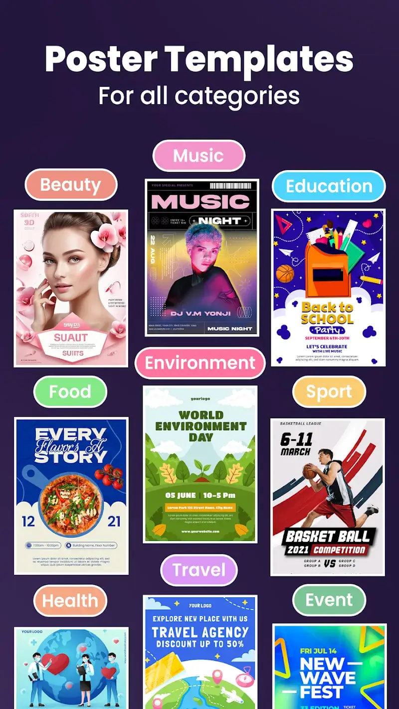 Poster Maker - Flyer Maker screenshot 1