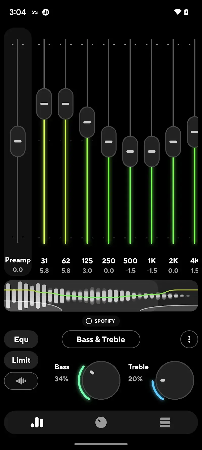 Poweramp Equalizer screenshot 1