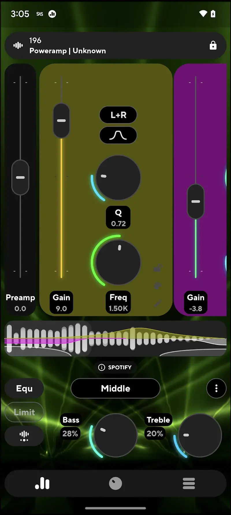 Poweramp Equalizer screenshot 1