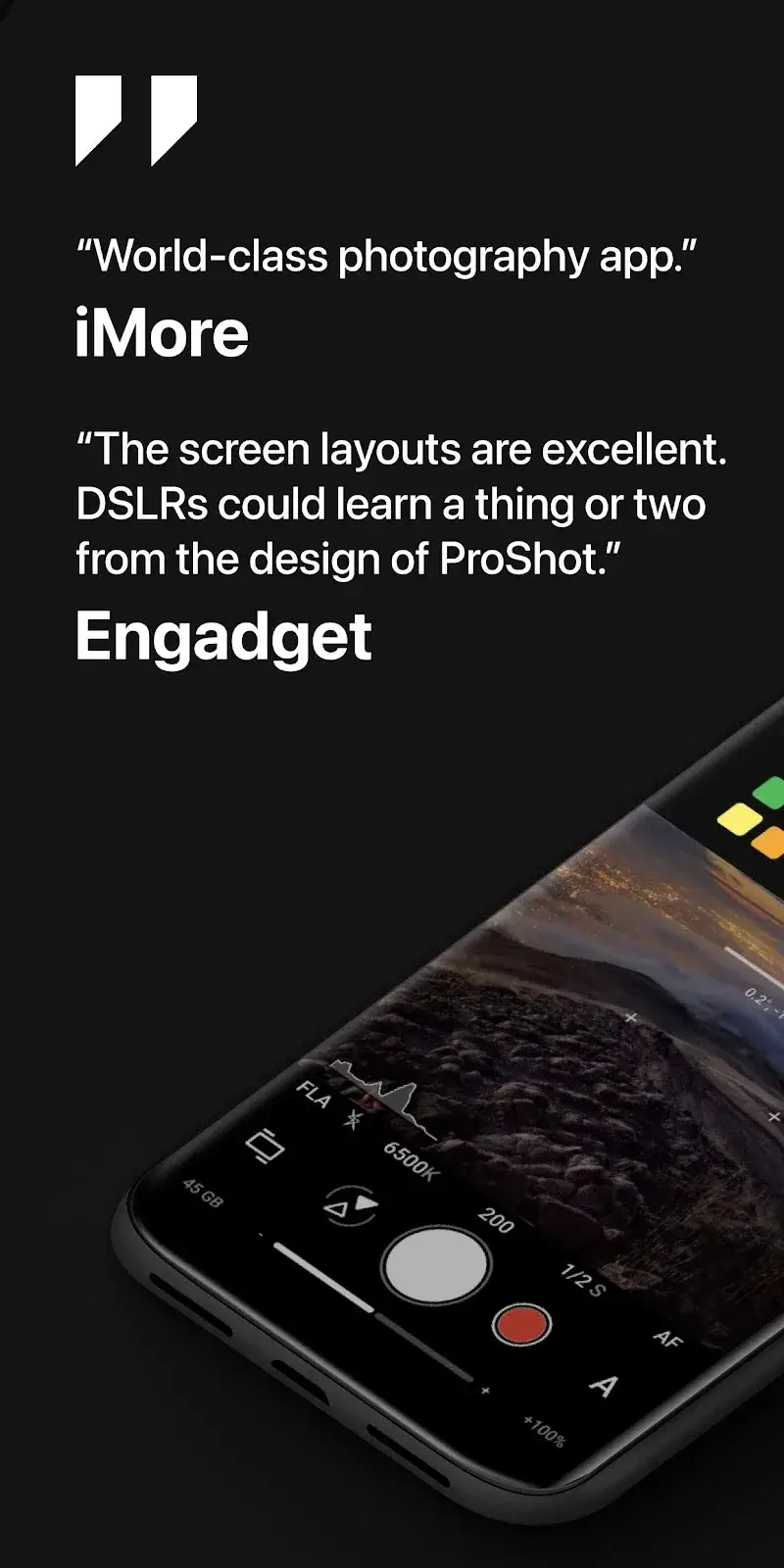 ProShot screenshot 1