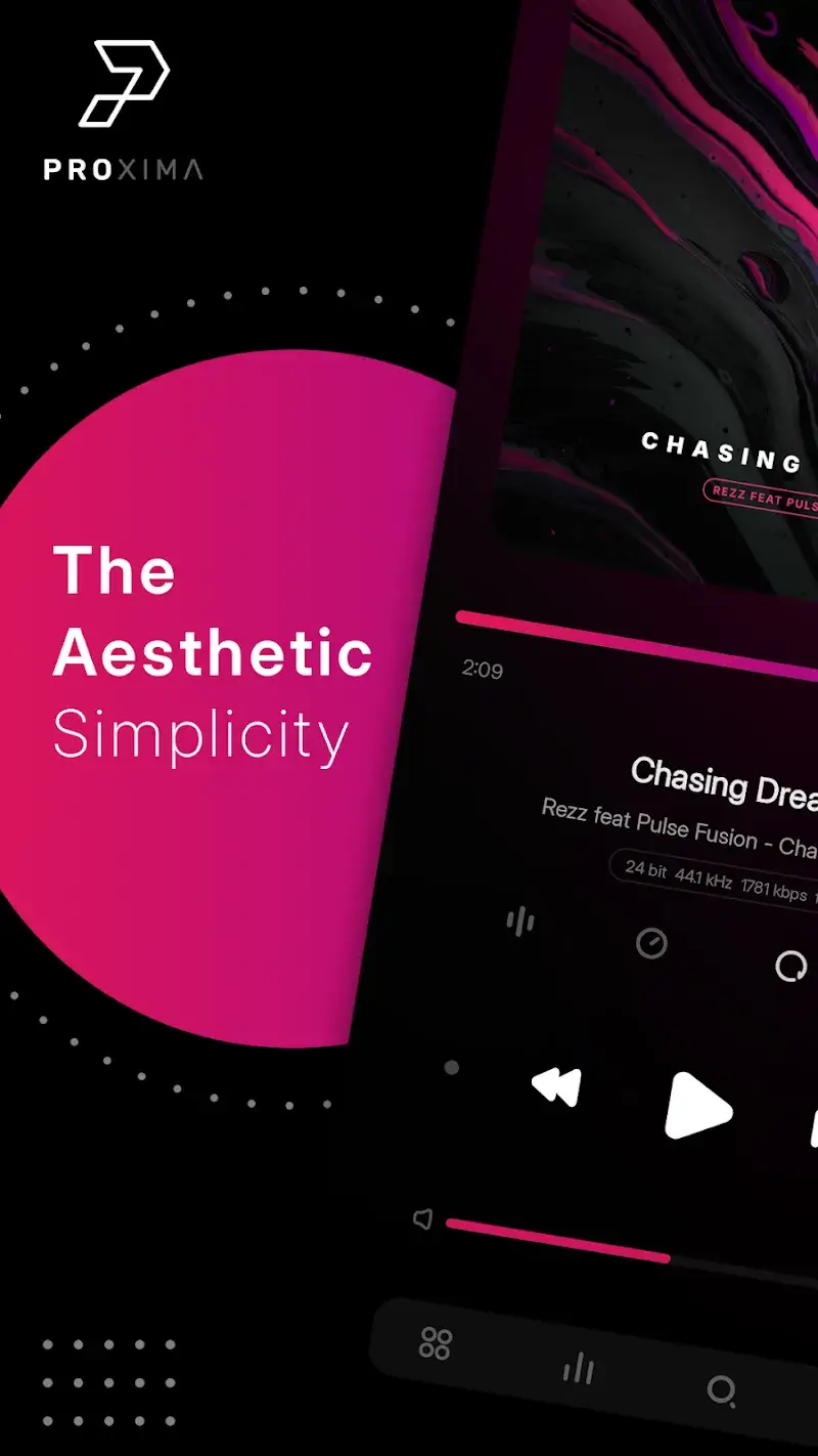 Proxima - Poweramp Skin screenshot 1
