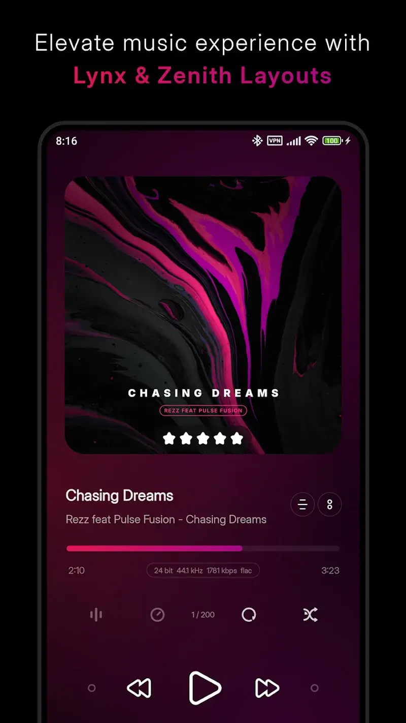 Proxima - Poweramp Skin screenshot 1