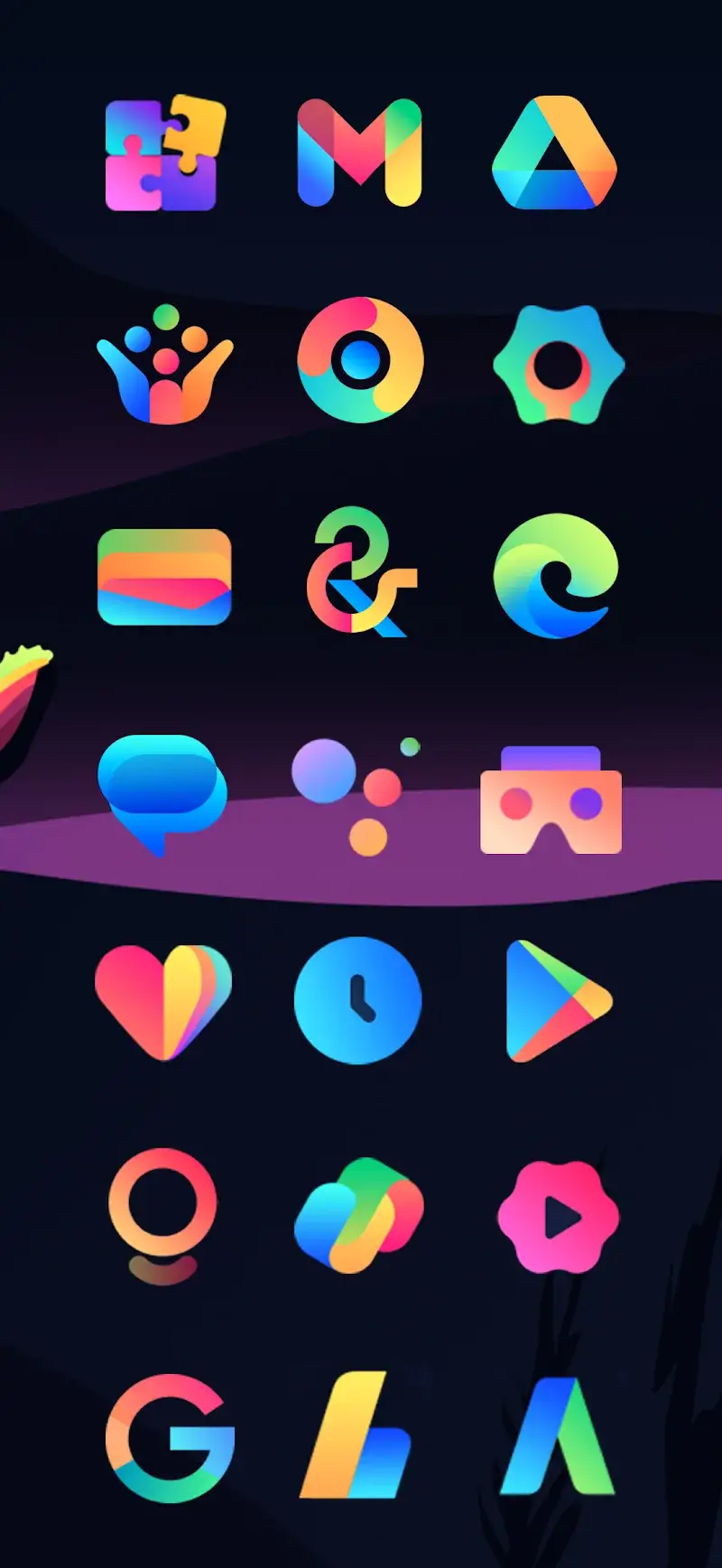 Radient Icons screenshot 1