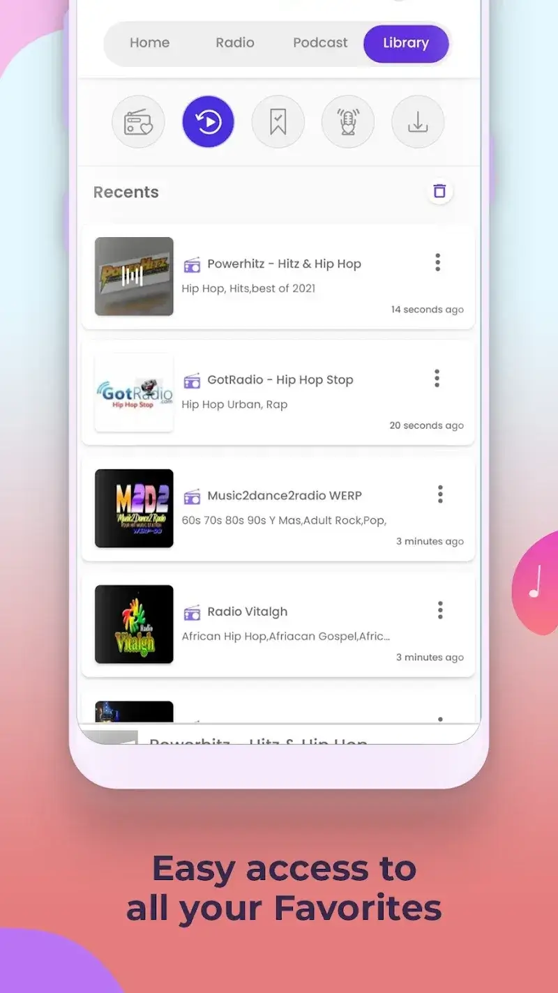 Radio FM screenshot 1