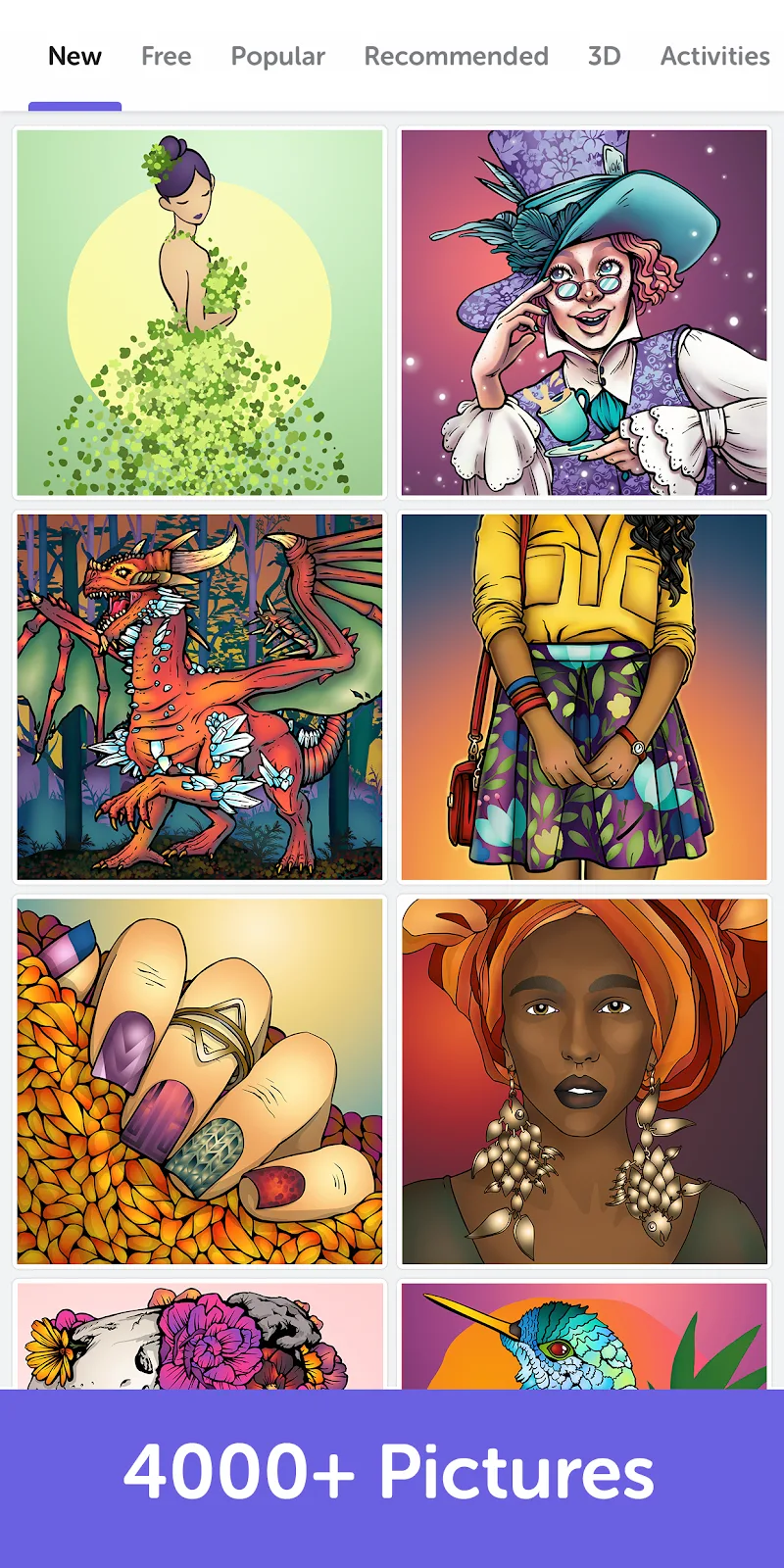 Recolor - Adult Coloring Book screenshot 1