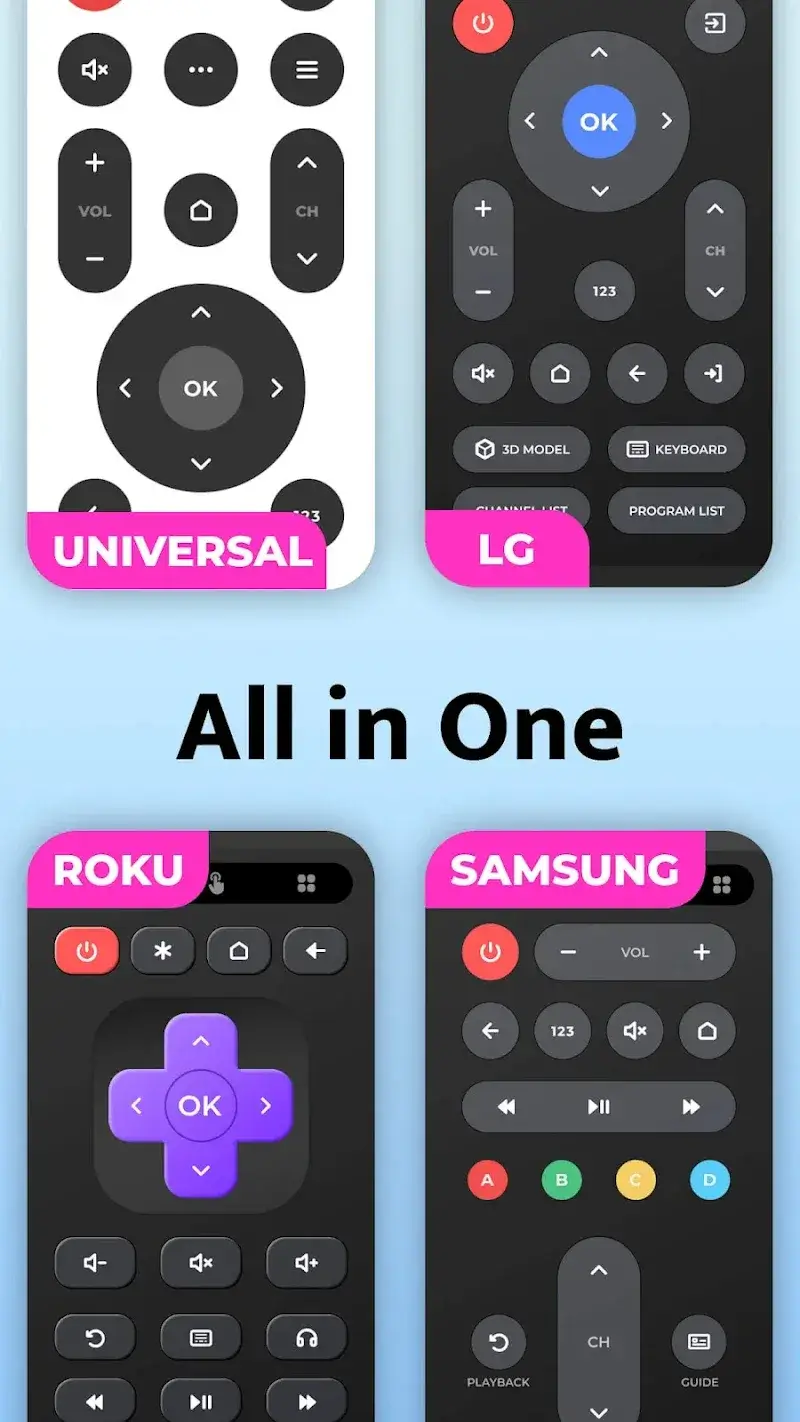 Remote Control for TV screenshot 1