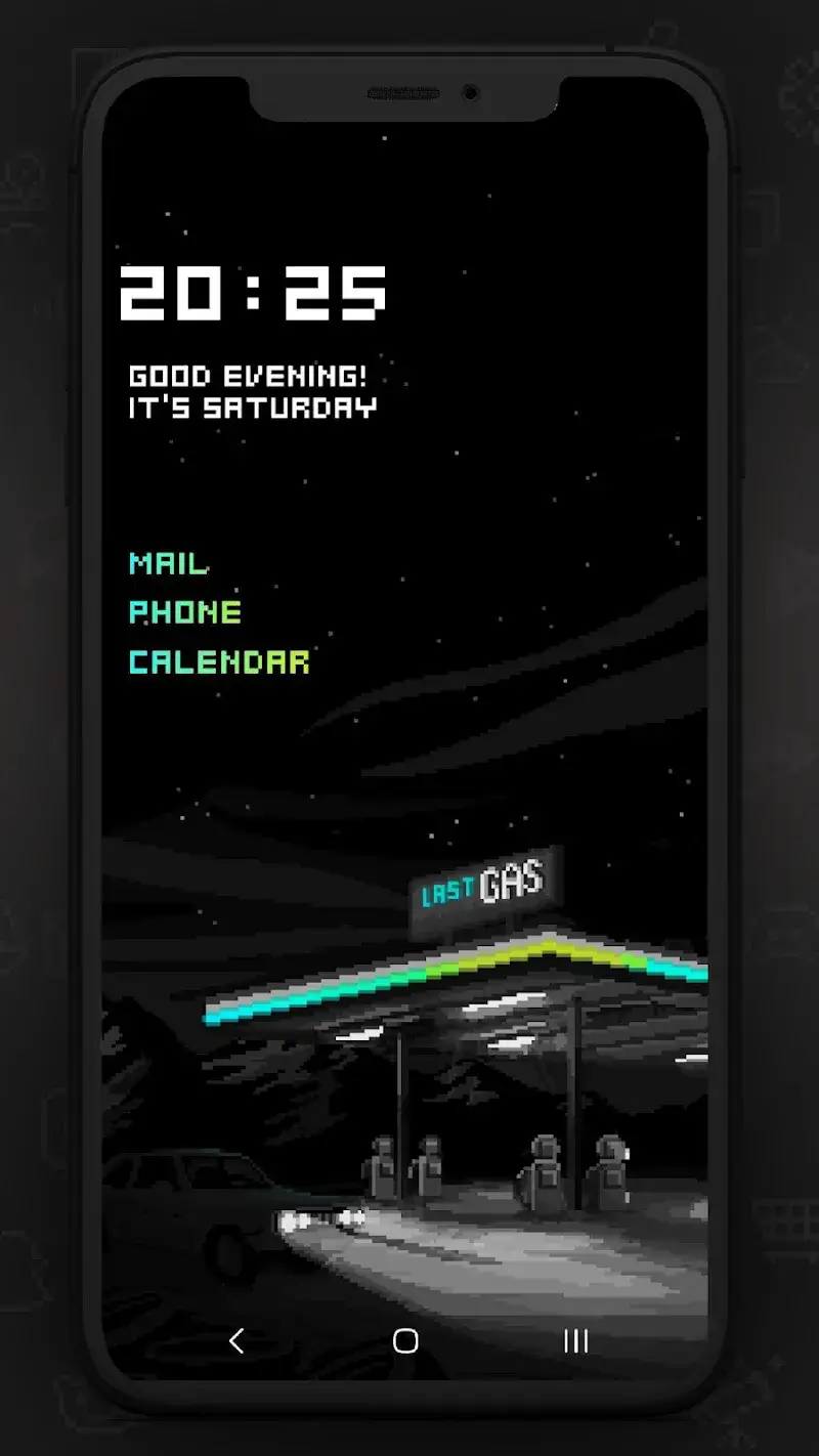 Retro Mode - Icon Pack (Neon) screenshot 1
