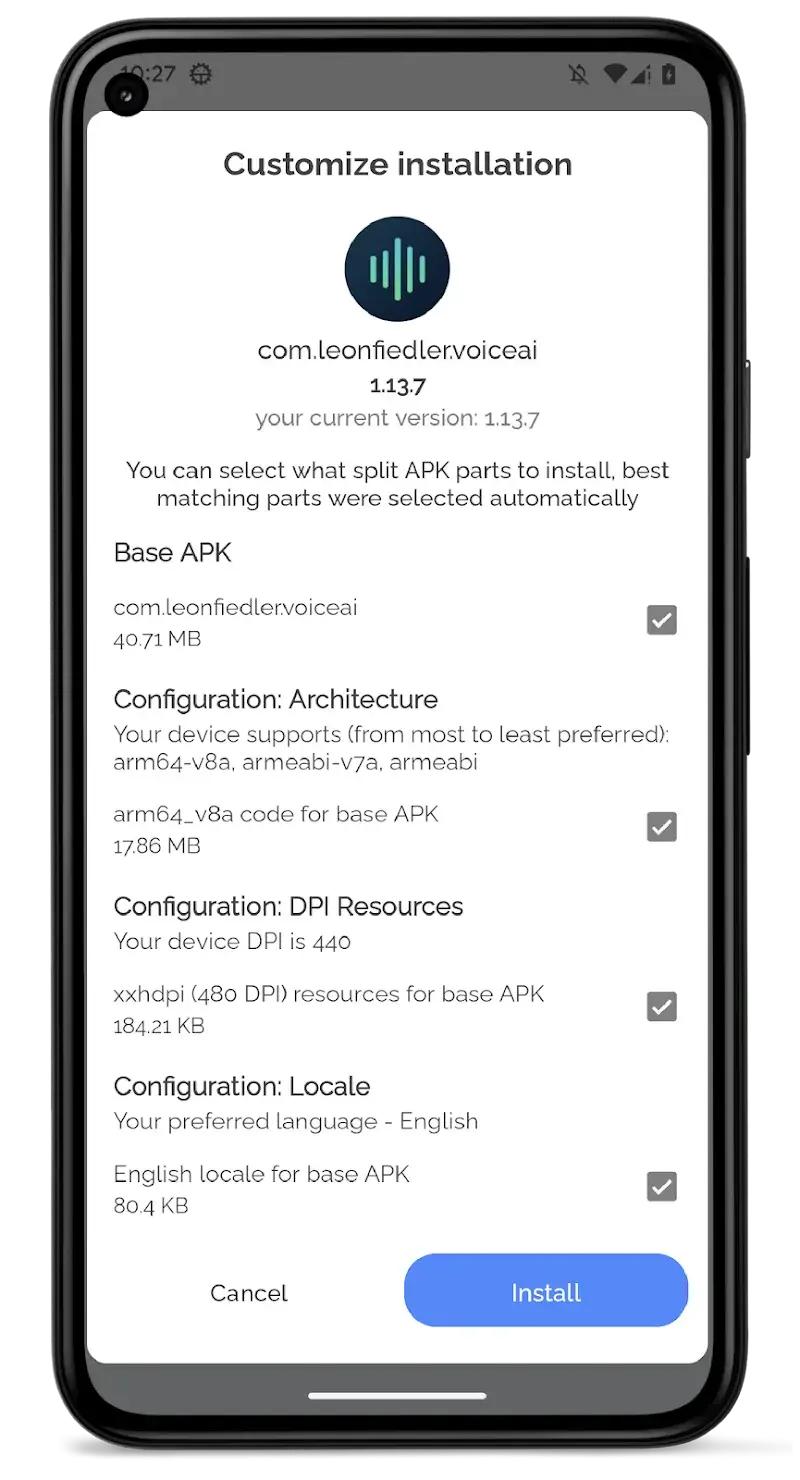 SAI: Split APKs Installer screenshot 1