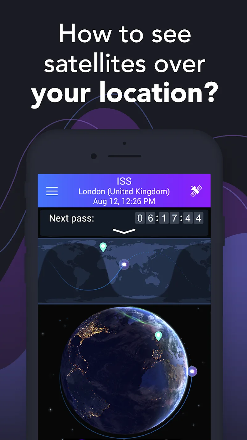 Satellite Tracker by Star Walk screenshot 1