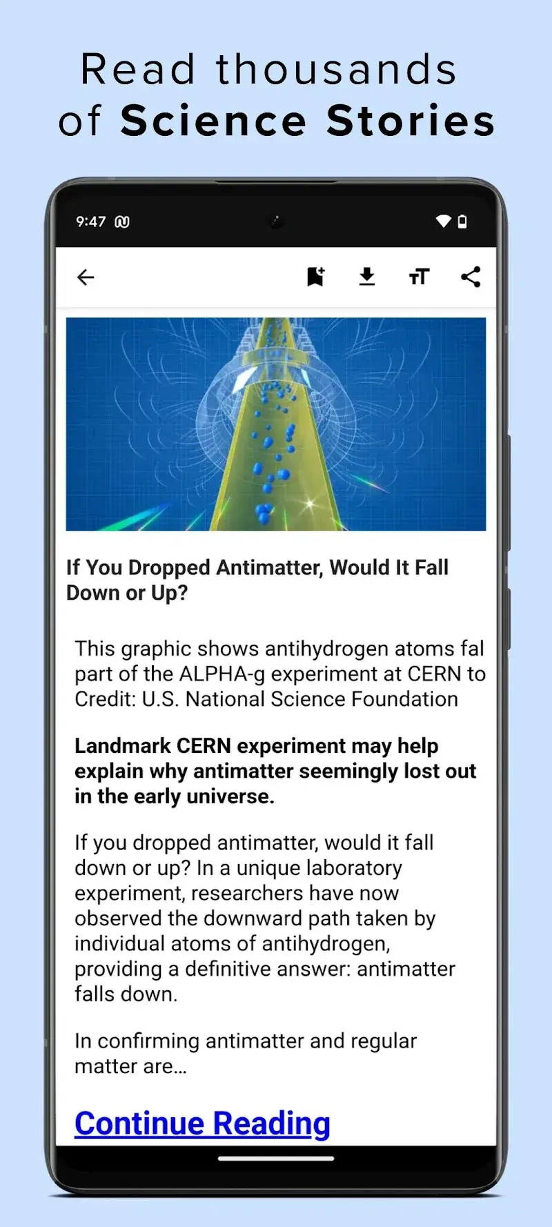 Science News Daily screenshot 1