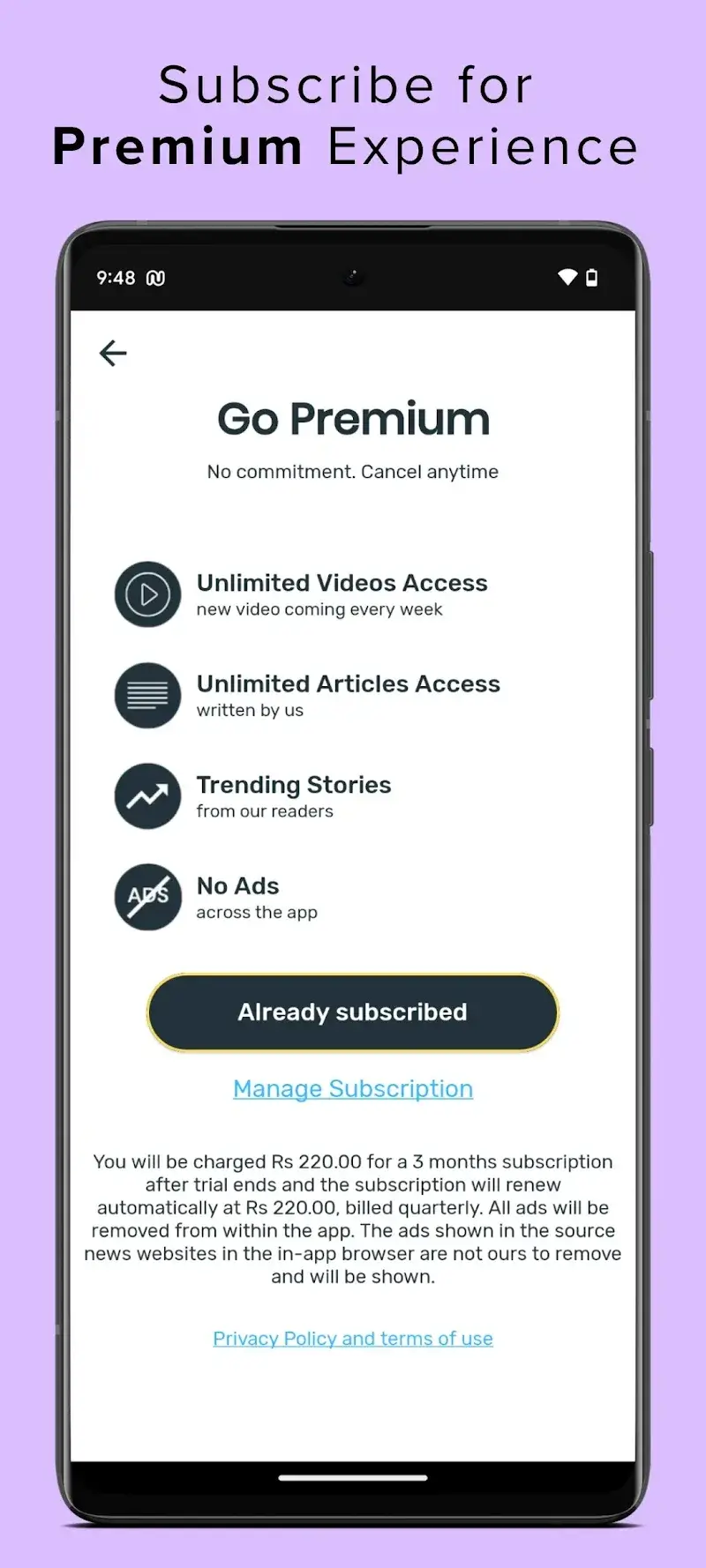 Science News Daily screenshot 1