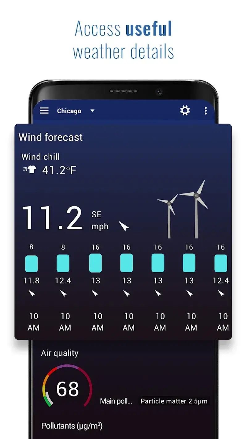Sense V2 Flip Clock & Weather screenshot 1