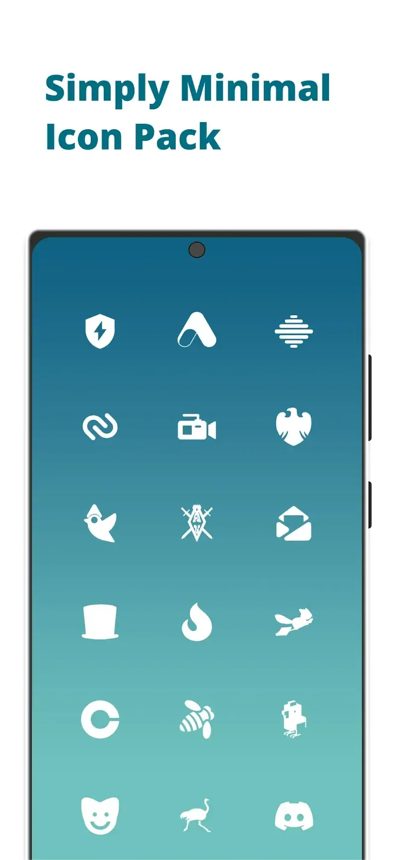 Simply Minimal White Icon Pack screenshot 1