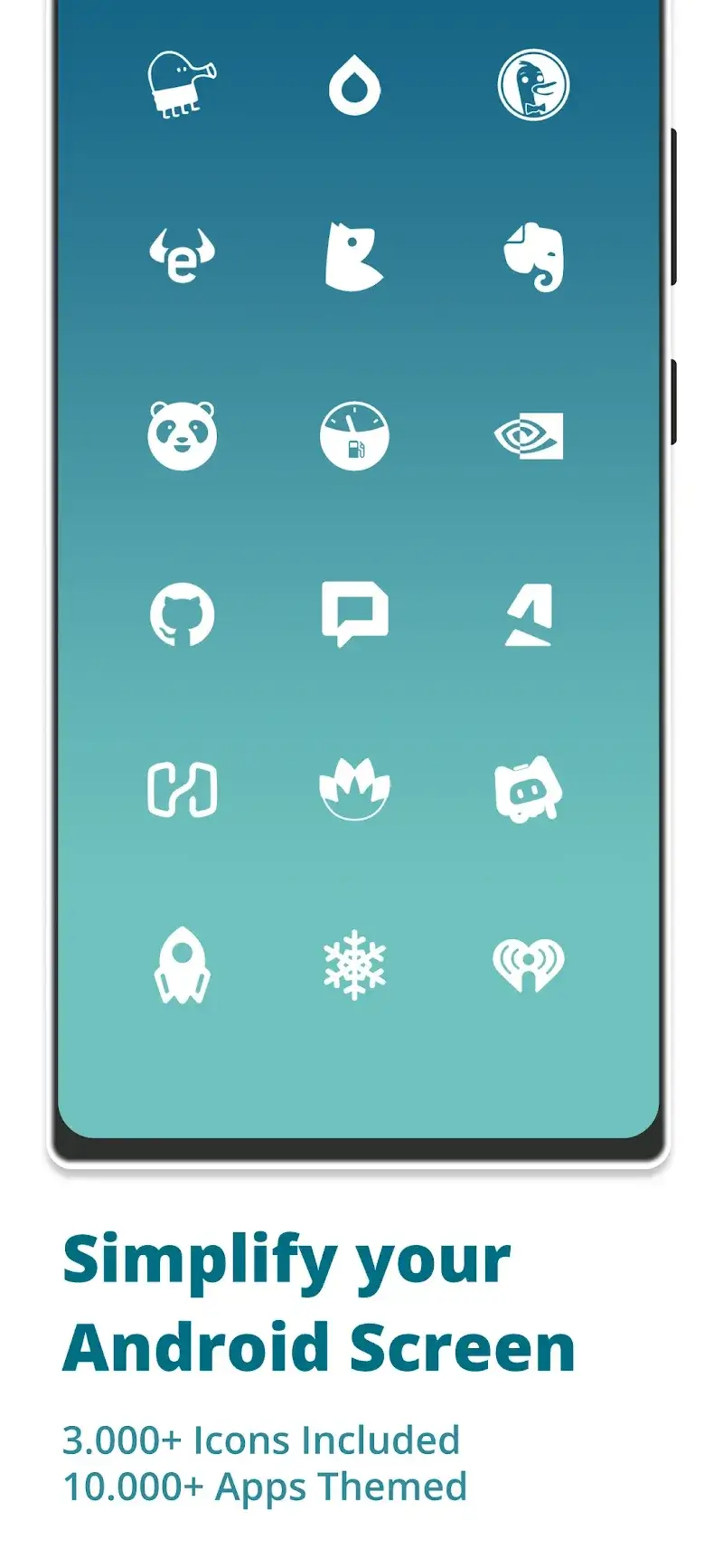 Simply Minimal White Icon Pack screenshot 1