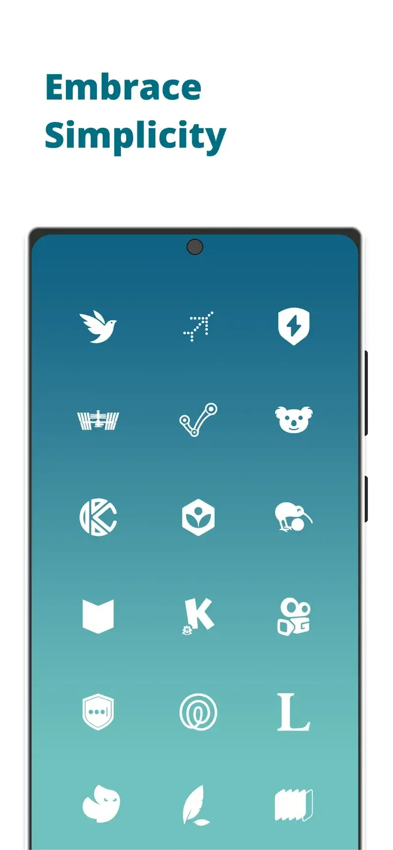 Simply Minimal White Icon Pack screenshot 1