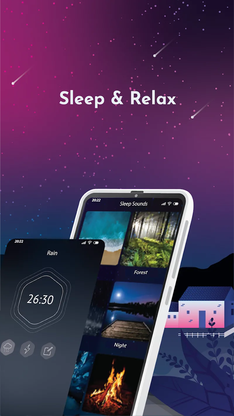 Sleep Sounds - relaxing sounds screenshot 1