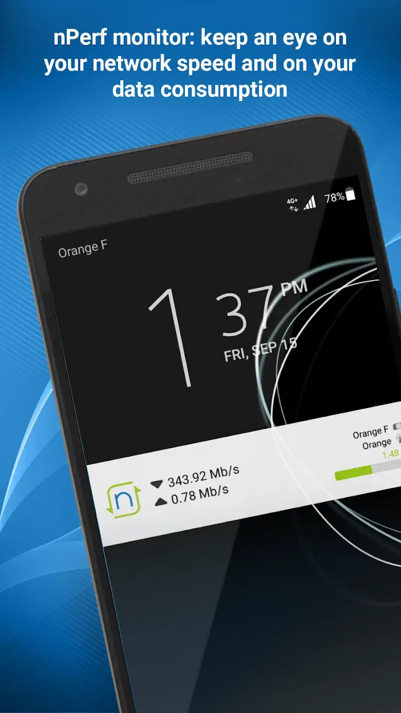 Speed test 4G 5G WiFi & maps (nPerf) screenshot 1