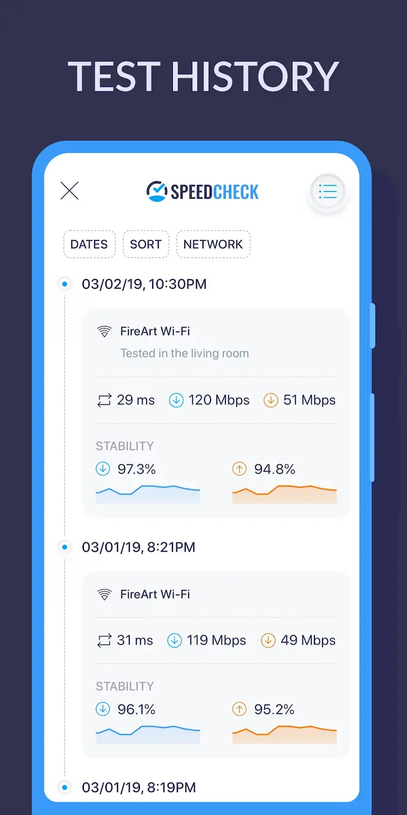 Speedcheck screenshot 1