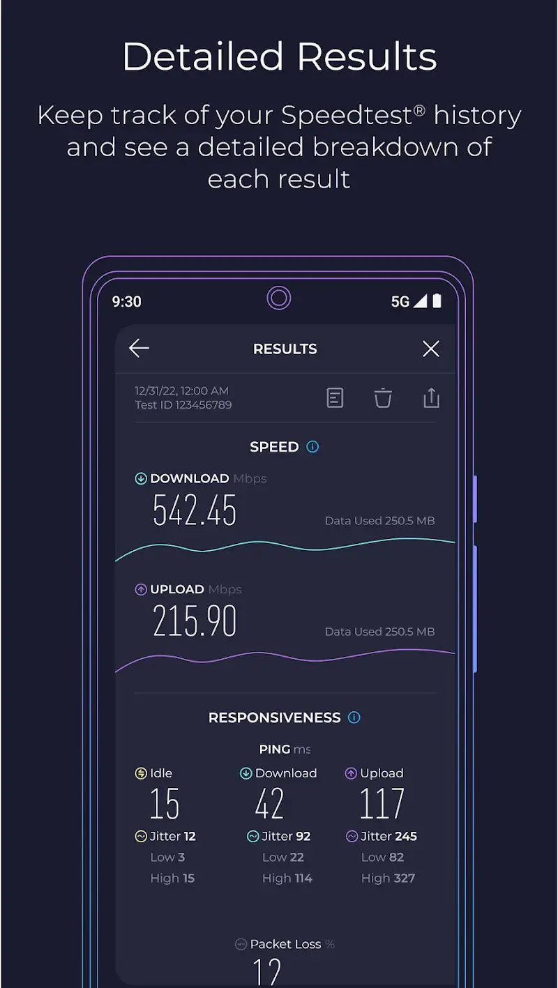 Speedtest by Ookla screenshot 1