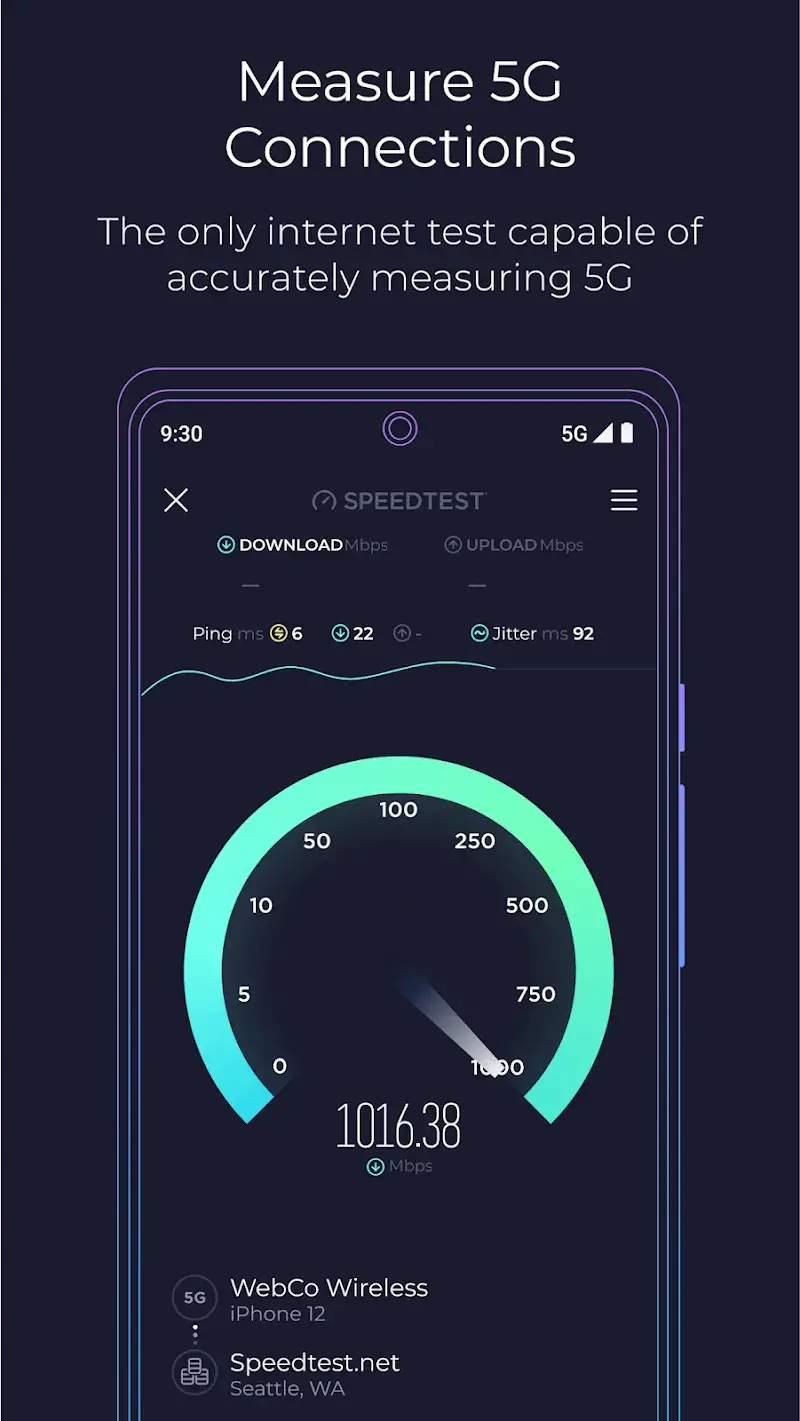 Speedtest by Ookla screenshot 1