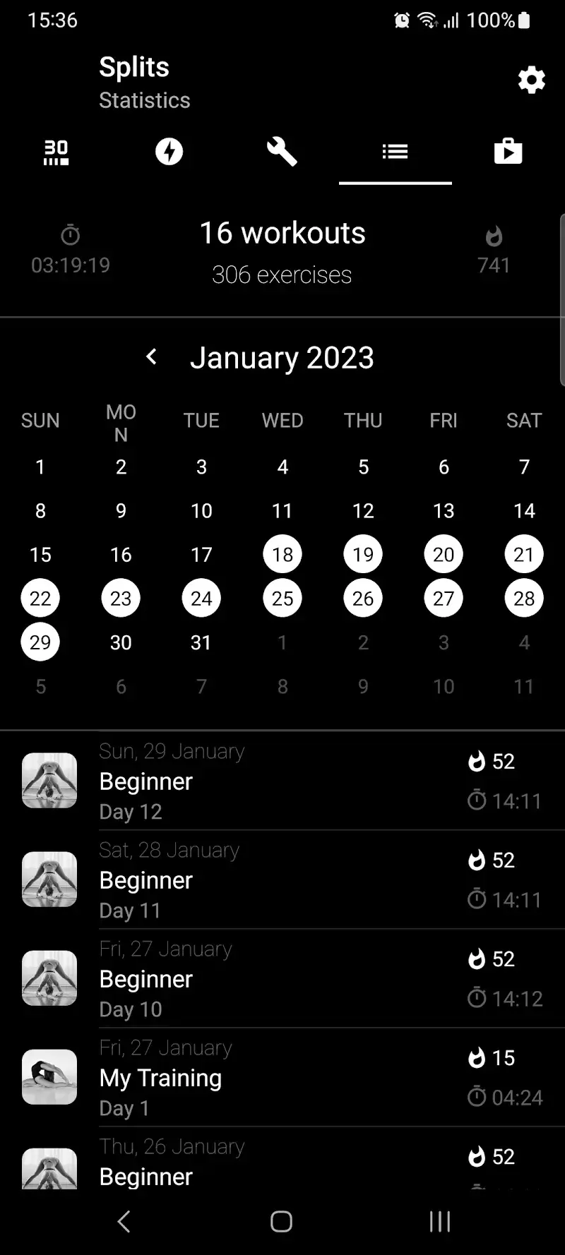Splits. Stretching in 30 days screenshot 1