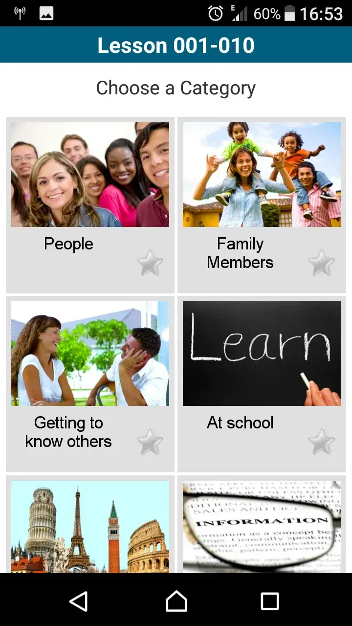 STEPS in 50 languages screenshot 1