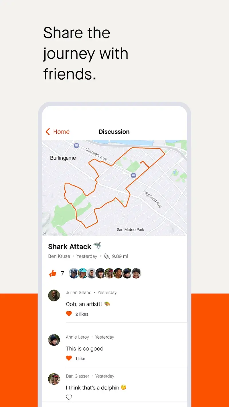 Strava screenshot 1