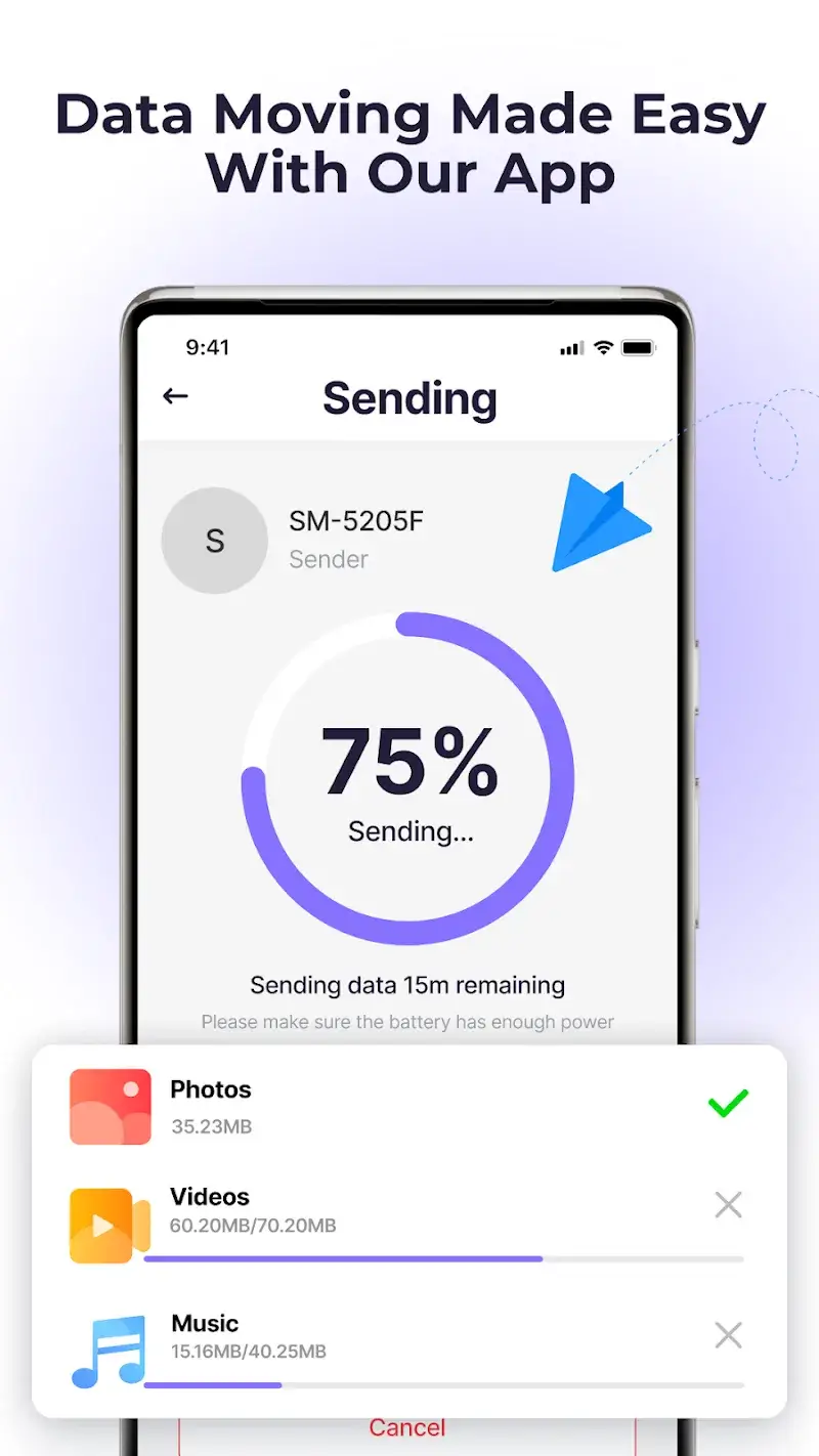 Smart Data Transfer screenshot 1