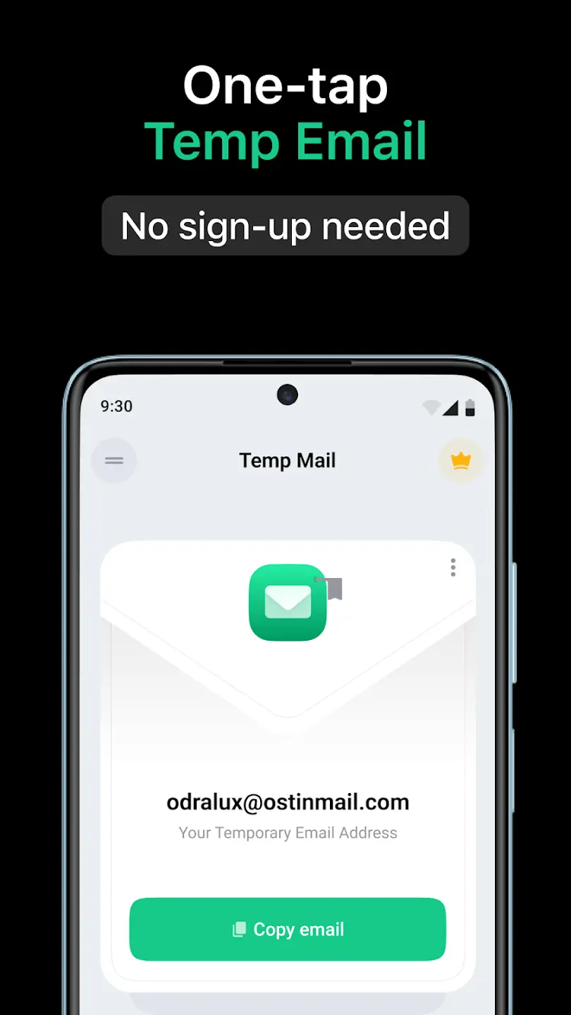 Temp Mail screenshot 1