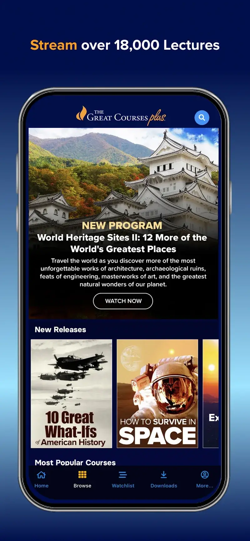 The Great Courses Plus screenshot 1