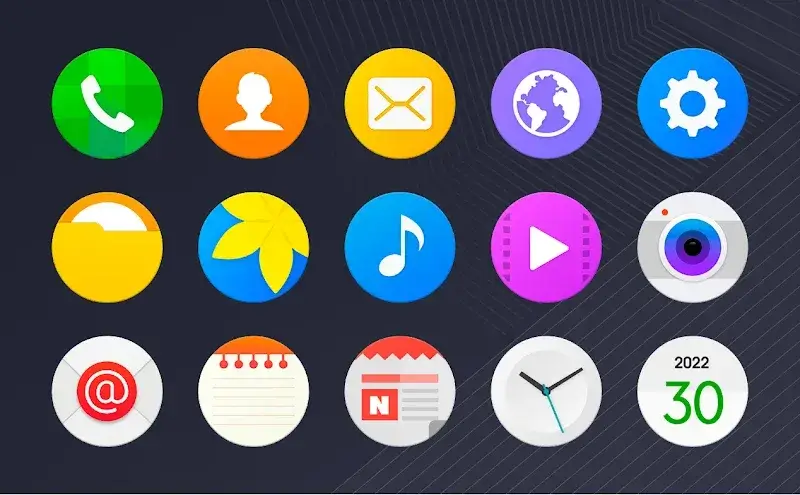TouchWiz - Icon Pack (Round) screenshot 1
