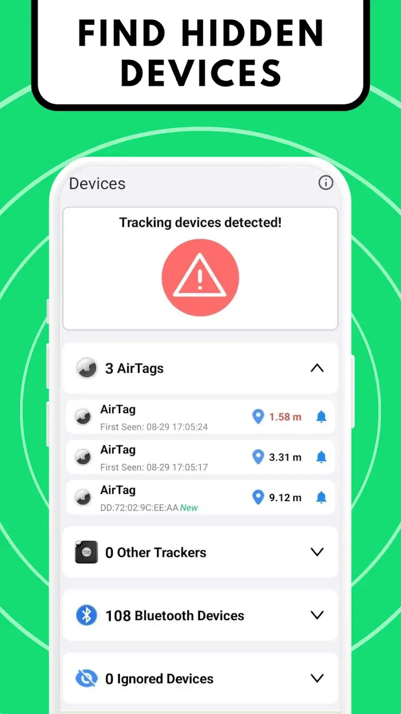 Tracker Detect (Anti-Stalking) screenshot 1