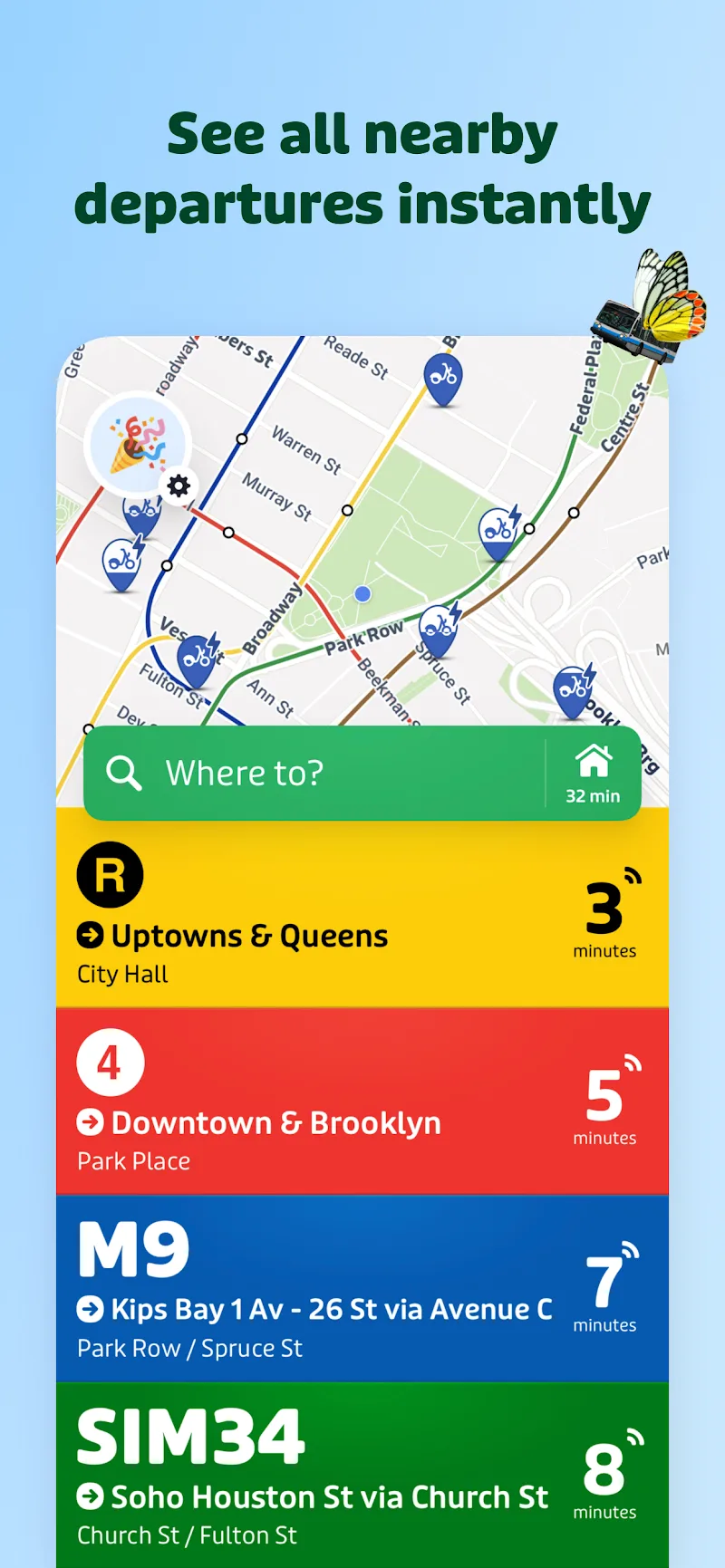 Transit • Subway & Bus Times screenshot 1