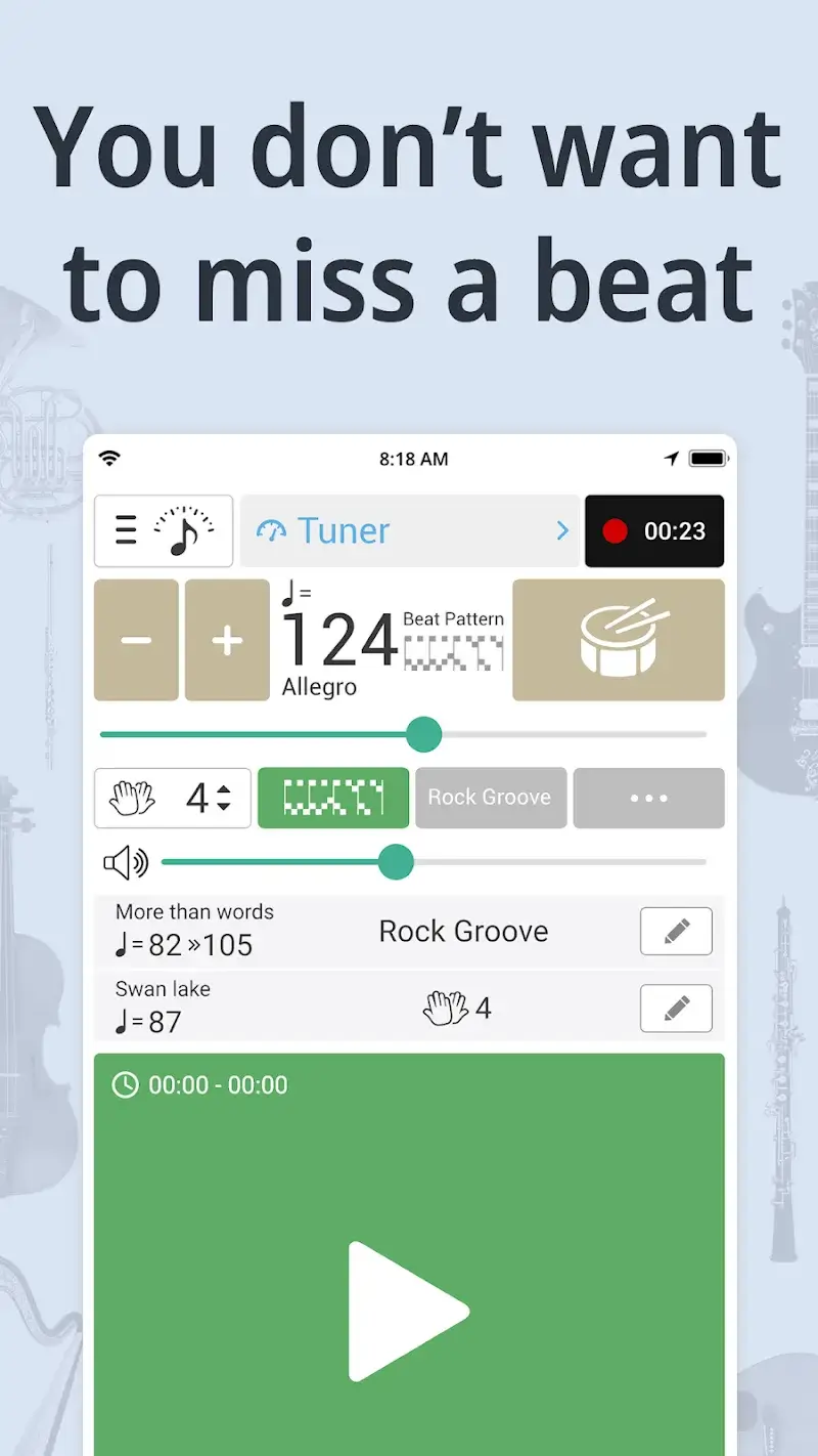 Tuner Metronome screenshot 1