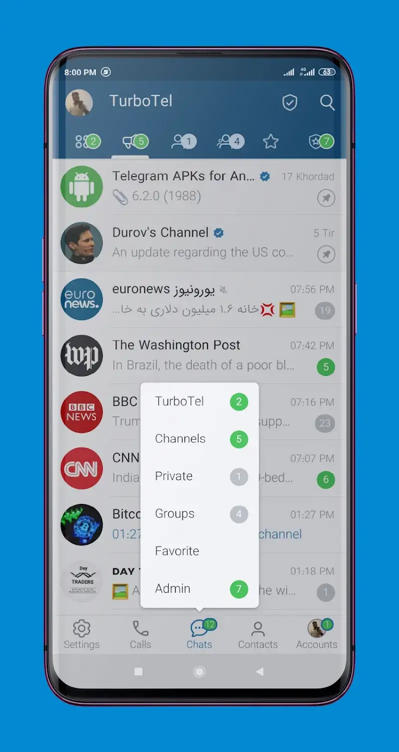 TurboTel Pro screenshot 1