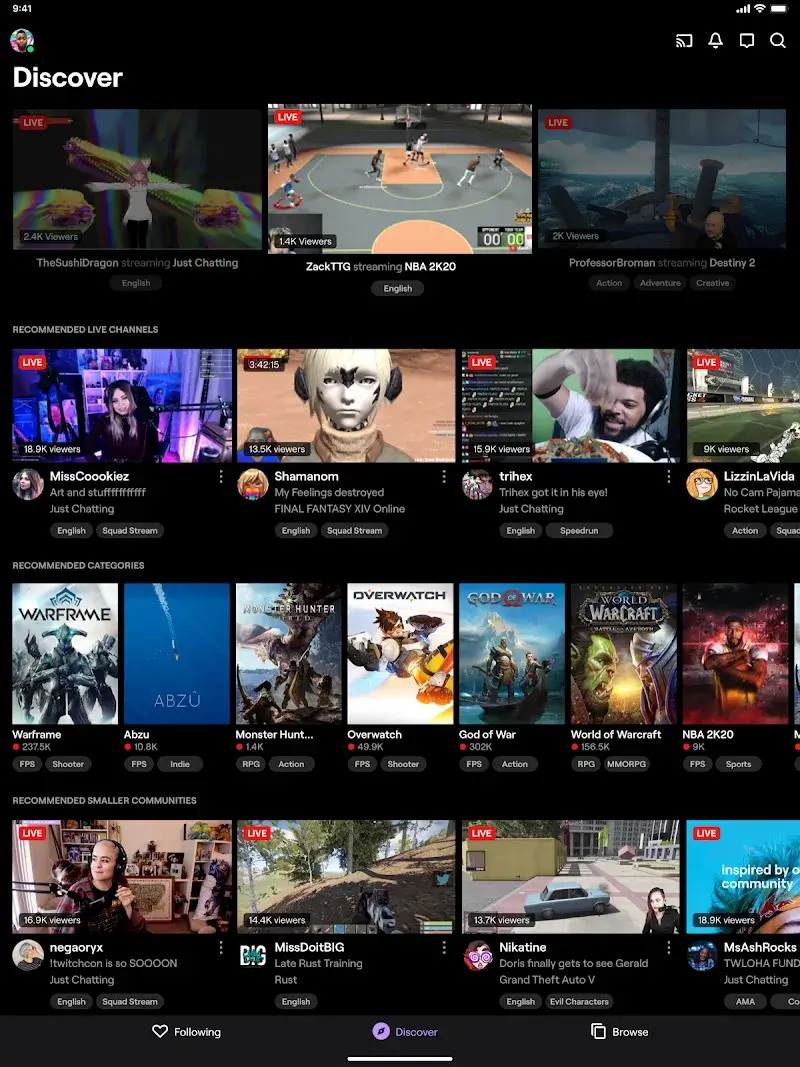 Twitch screenshot 1