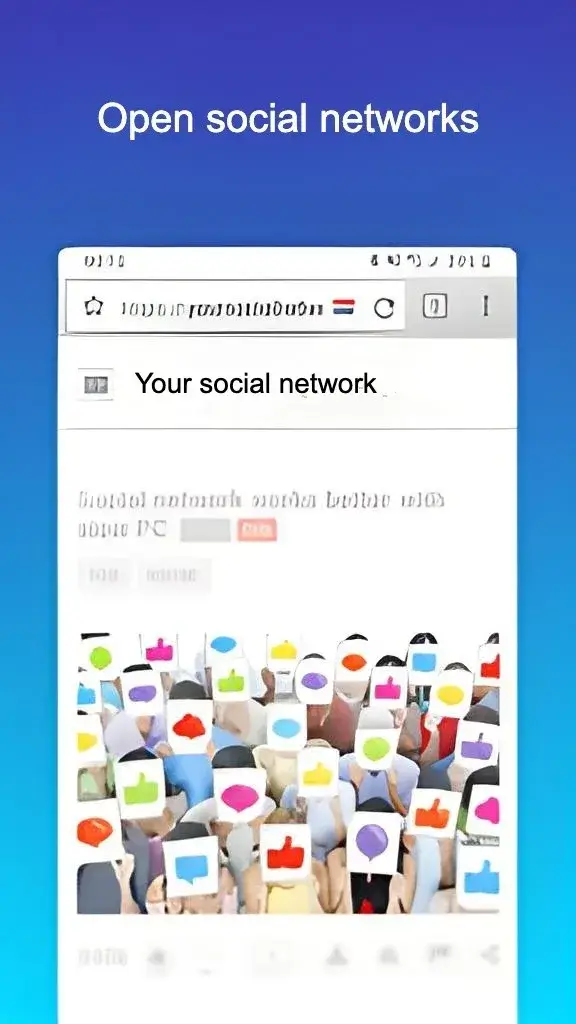Unblock site VPN proxy browser screenshot 1