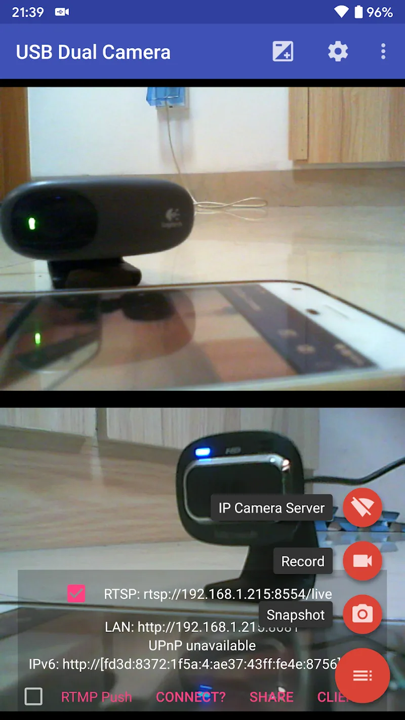 USB Dual Camera Pro screenshot 1