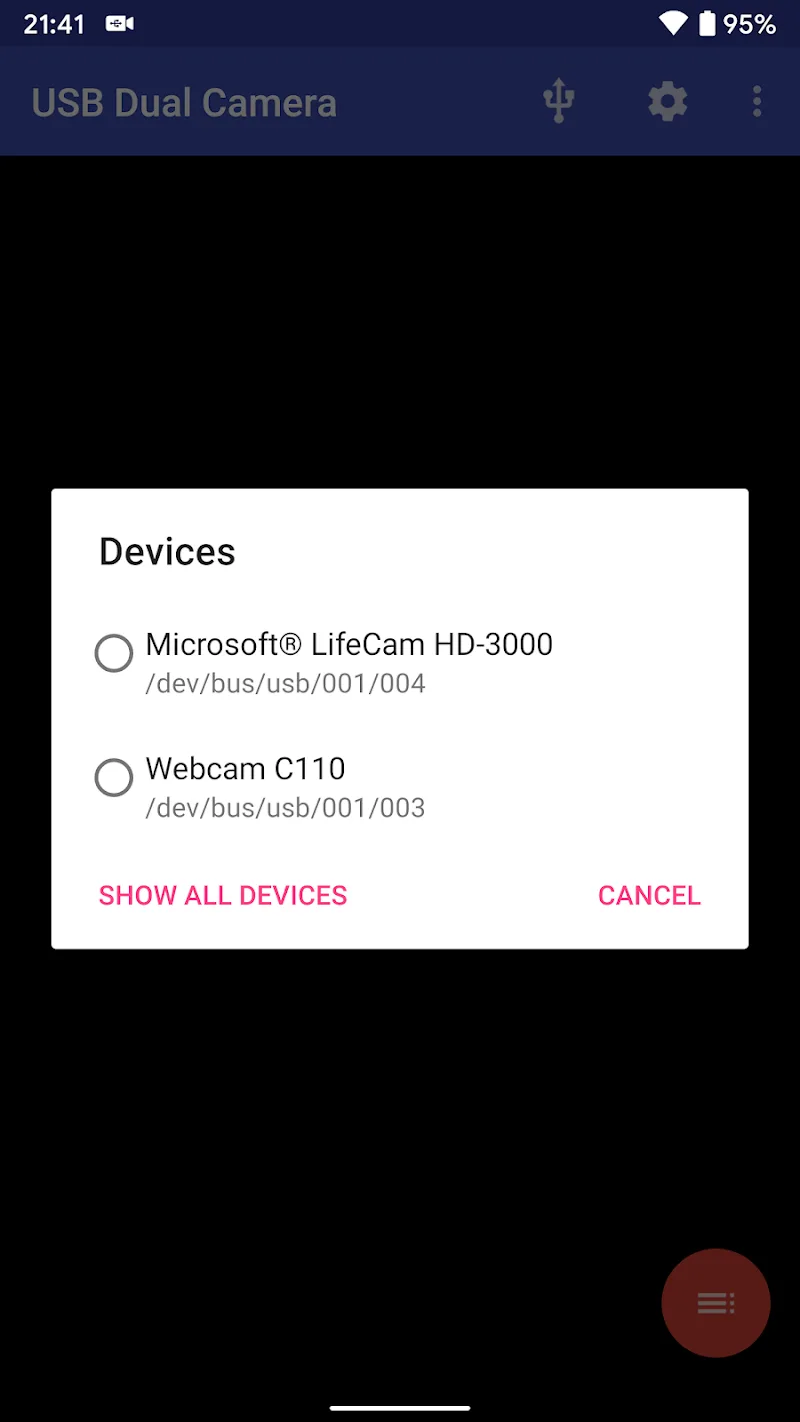 USB Dual Camera Pro screenshot 1