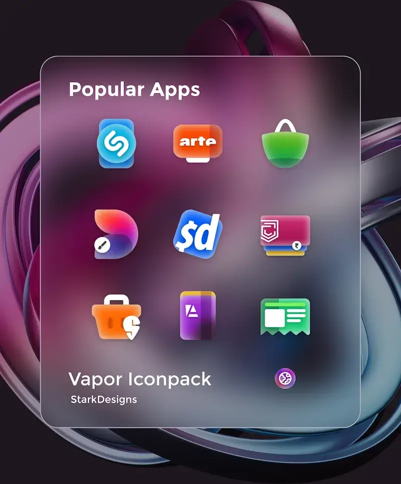 Vapor IconPack – Modern Icons screenshot 1