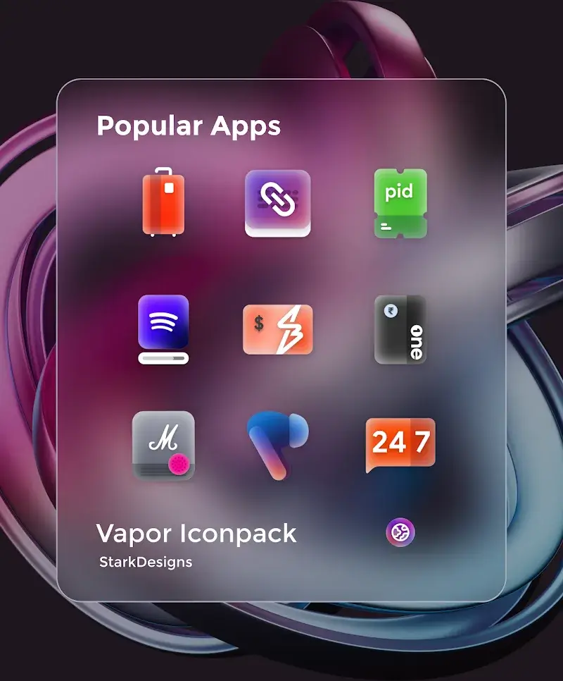 Vapor IconPack – Modern Icons screenshot 1