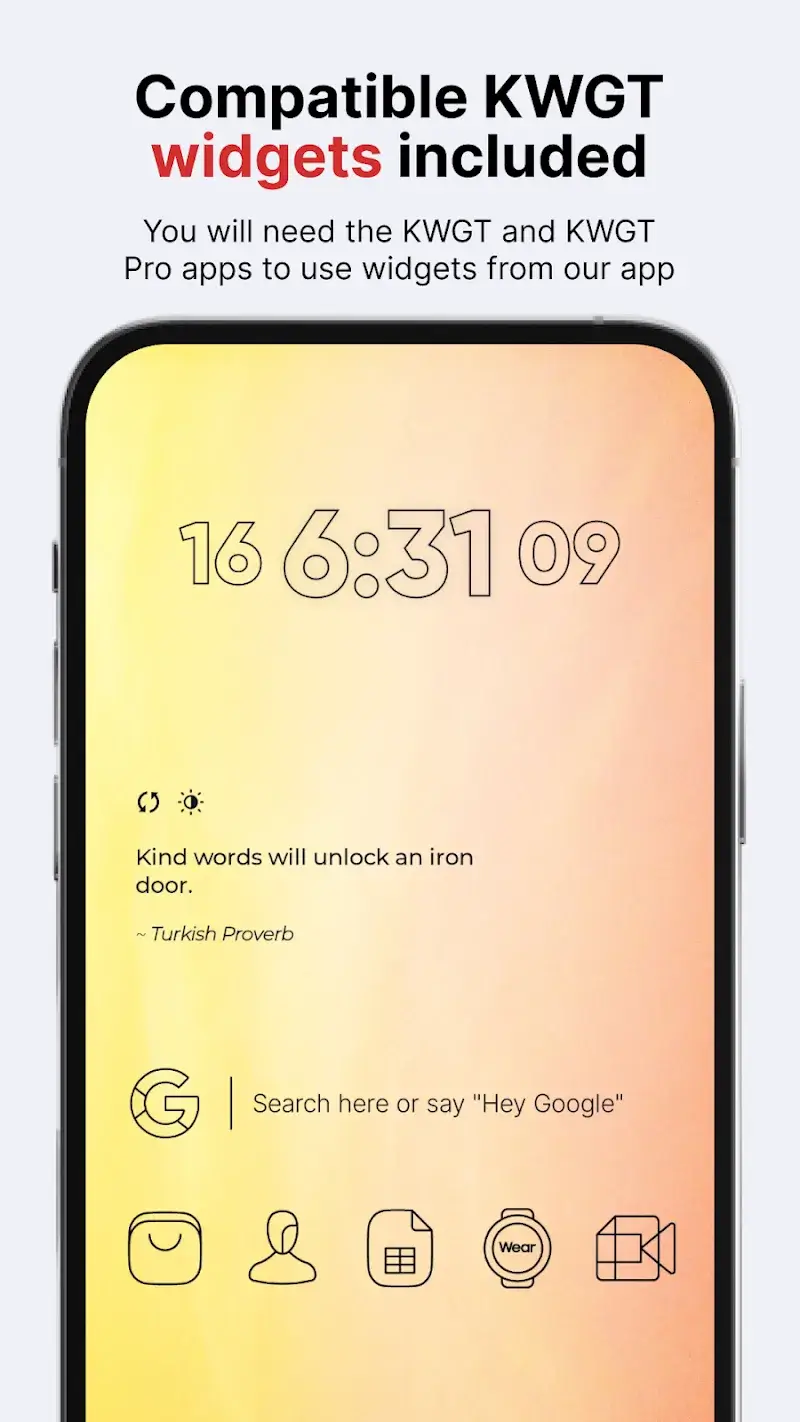 Vera Outline Black: Icon Pack screenshot 1