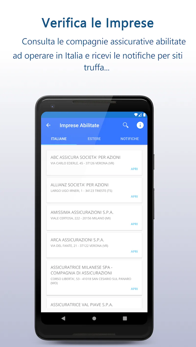 Verifica RCA Italia PRO screenshot 1