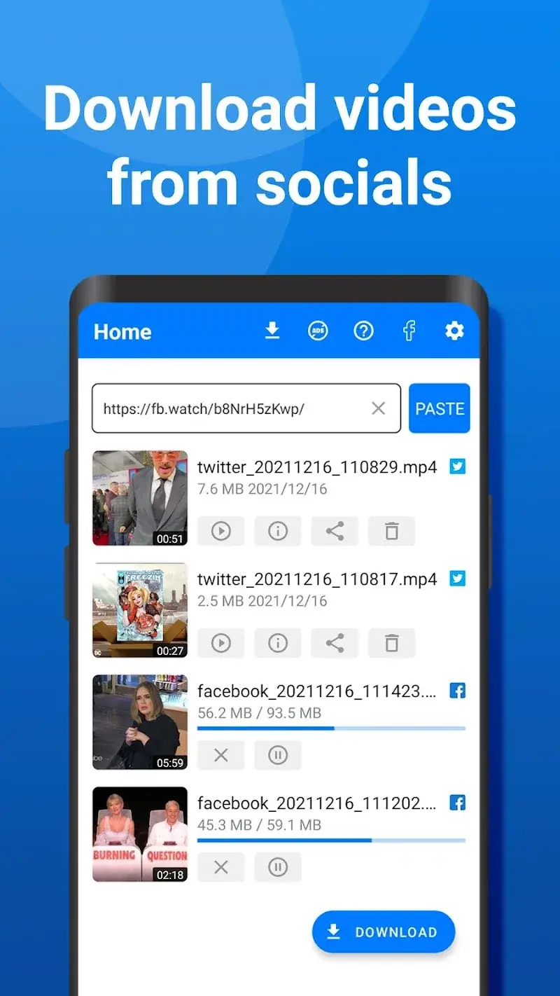 Video Downloader: All Socials screenshot 1