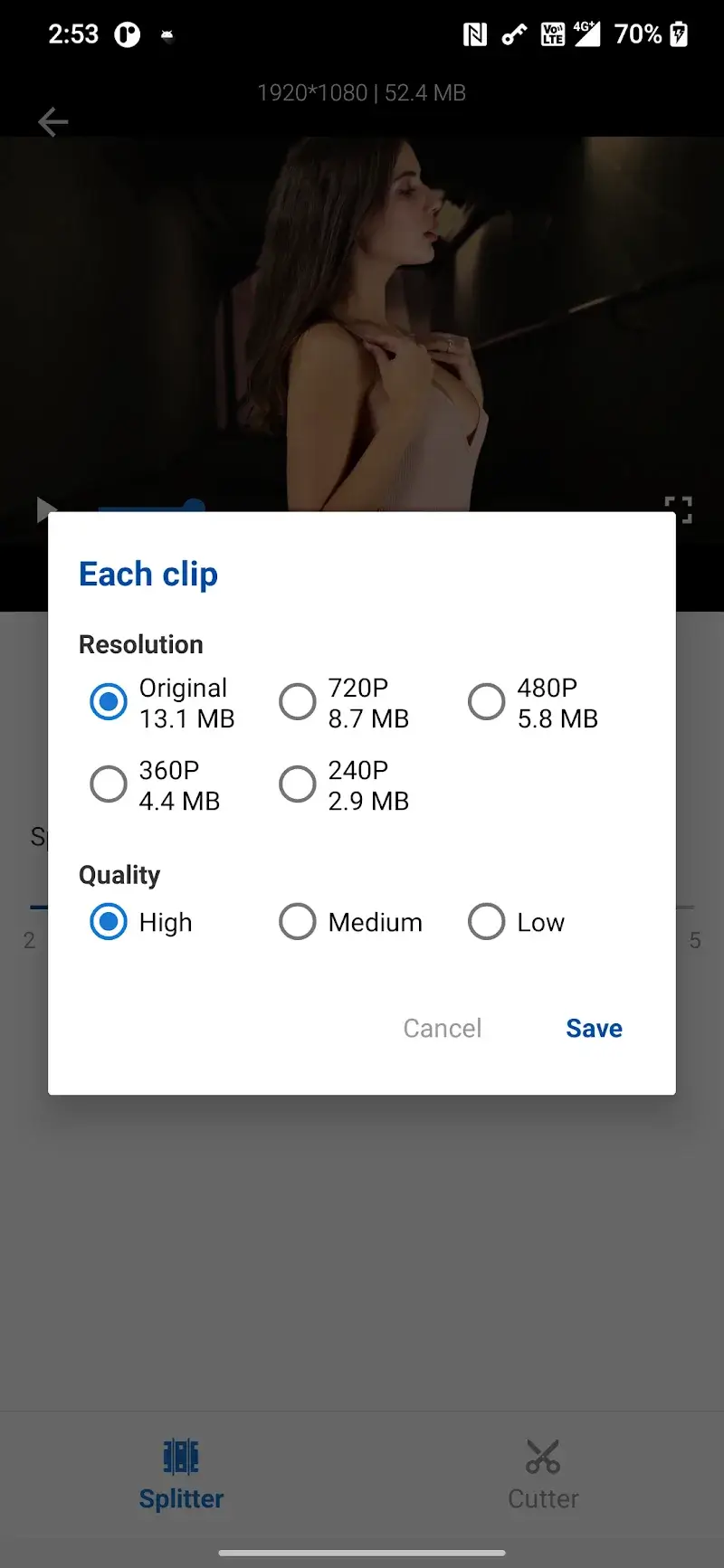 Video Splitter & Trim Videos screenshot 1