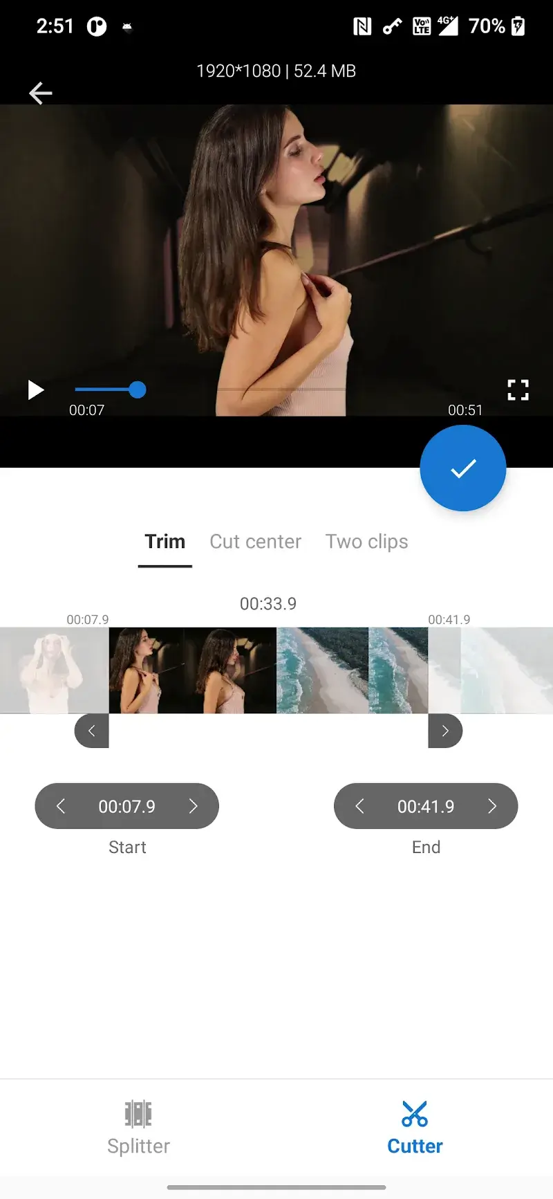 Video Splitter & Trim Videos screenshot 1