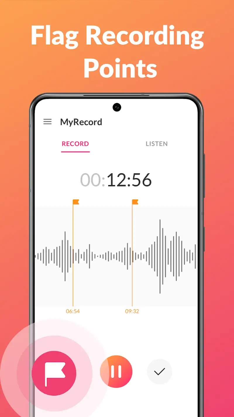 Voice Recorder & Voice Memos (MyRecorder) screenshot 1