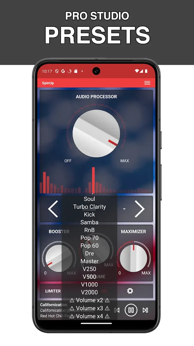 Volume Booster - Sound Booster (SpinUp Volume Booster) screenshot 1