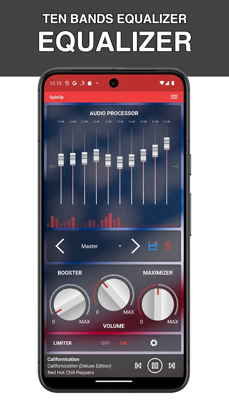 Volume Booster - Sound Booster (SpinUp Volume Booster) screenshot 1