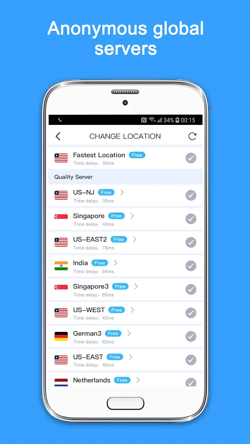 VPN Super Unlimited Proxy screenshot 1